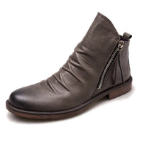 Owens | Lederstiefel für Herren – Grau