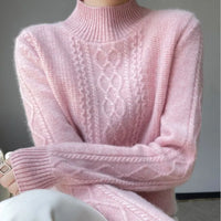 Fluffonia Turtleneck – Rosa
