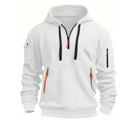 Hoodie Herren Mit Reißverschluss | Casual & Praktisch – Weiß