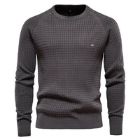 Krystian - Pullover Mit Rautenmuster – Dunkelgrau