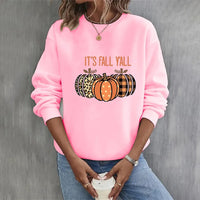 Hedy - Halloween-Kürbis-Sweatshirts – Rosa