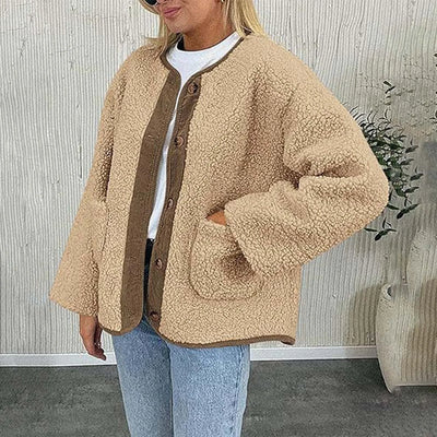 Palyntaya | Damen Winterjacke gemütlich und dick mit langen Ärmeln