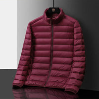 Markus | Gesteppte Jacke Herren modern & lässig – Rot