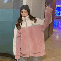 Pien | Warme Dicke Jacke - Einzigartige Kollektion – Rosa