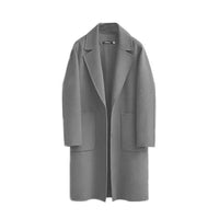 Natasya | Blazer-Mantel – Grau