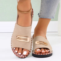 Gianna | Orthopädische Wedge-Fersen Sandalen™ – Khaki