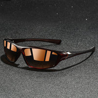 Hedda | Sportliche Polarized-Sonnenbrille – Bronze