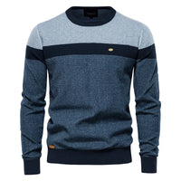 Mirosław - Pullover Mit Rundhalsausschnitt – Blau