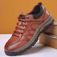 Warme Winterschuhe aus Leder – Braun