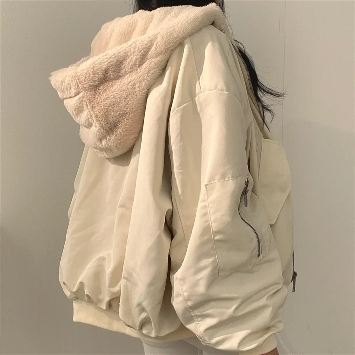 Käthe - Wendbare Jacke mit Kapuze
