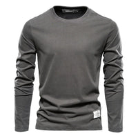 Kurzarmshirts für Herren - Lässiges weiches T-shirt für Sommer – Dunkelgrau