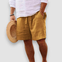 Budy | Stylish Linen Shorts – Braun