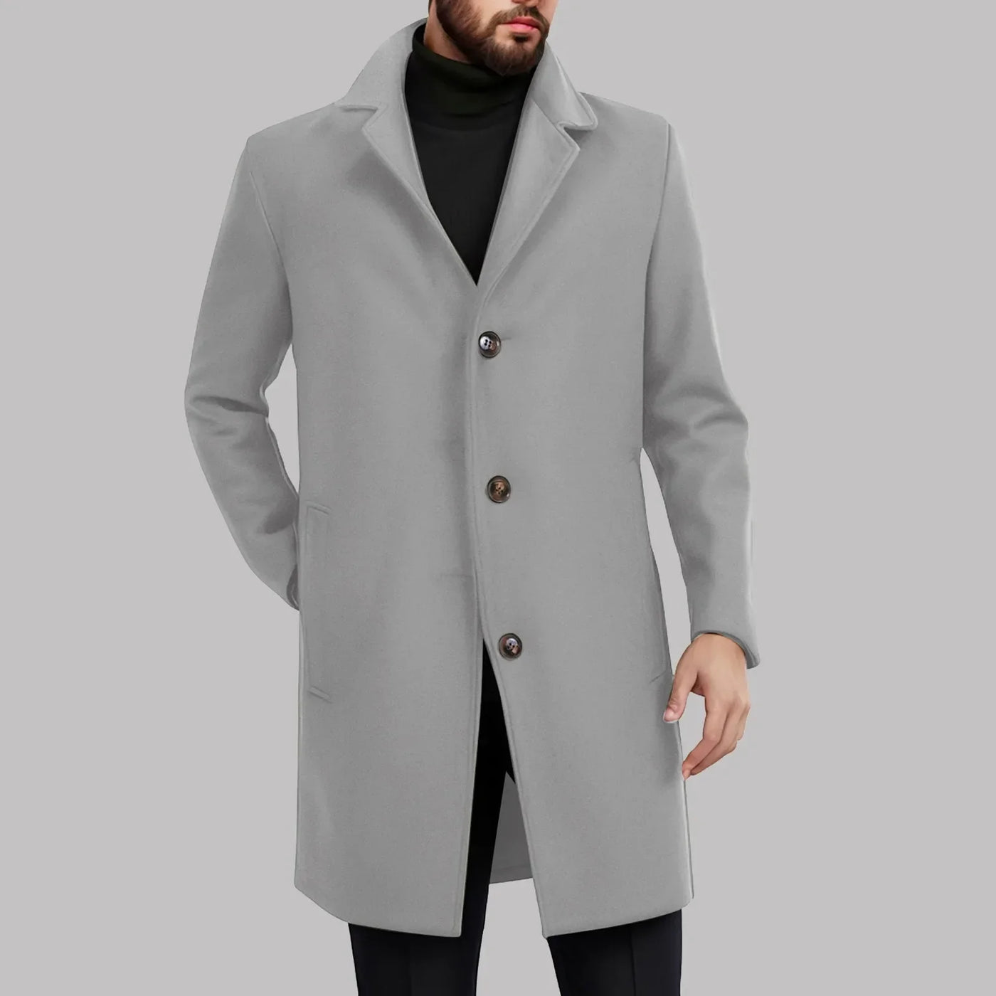 Zavilis | Vintage Herren-Lederjacke mit langen Ärmeln und gepolstertem Design