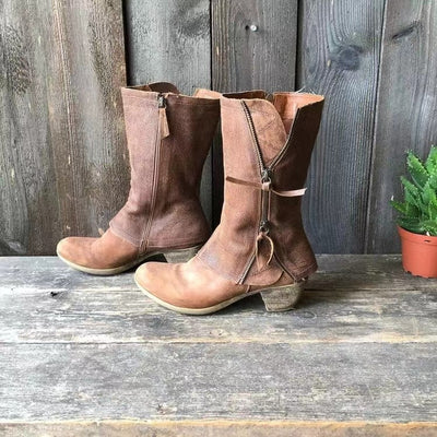 Windease | Winterliche Cowgirl-Stiefel