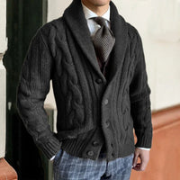 Robert™ | Strick-Cardigan für Herren – Schwarz