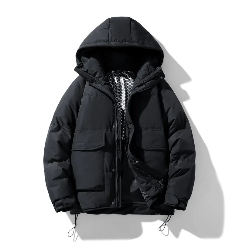 Ascentra | Wasserdichte Winterjacke mit Kapuze für Männer