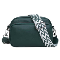 Chelsea | Raffiniertes PU Leder Schultertasche – Grün