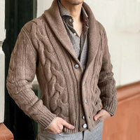 Robert™ | Strick-Cardigan für Herren – Khaki