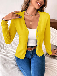 Heidi-Mode | Leichter, Stilvoller Cardigan für Damen – Gelb