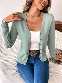 Heidi-Mode | Leichter, Stilvoller Cardigan für Damen – Erbsengrün
