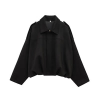 NOIR | SUEDE BOMBERJACKE – Schwarz