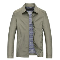 Übergangsjacke Herren Businessstil | Leicht & Wasserabweisend – Khaki