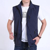 Weste für Herren - Sommer Outdoor Ärmellose Jacke – Marine