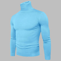 Daniel Pullover | Leichter Eleganter Herrenpullover für Warme Sommertage – Hellblau