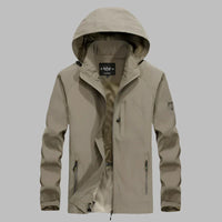 Softshelljacke für Herren – Fleecegefütterte Outdoorjacke – Khaki
