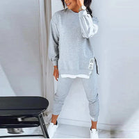 Élise™ | Zwei-teiliger Patchwork-Set – Grau