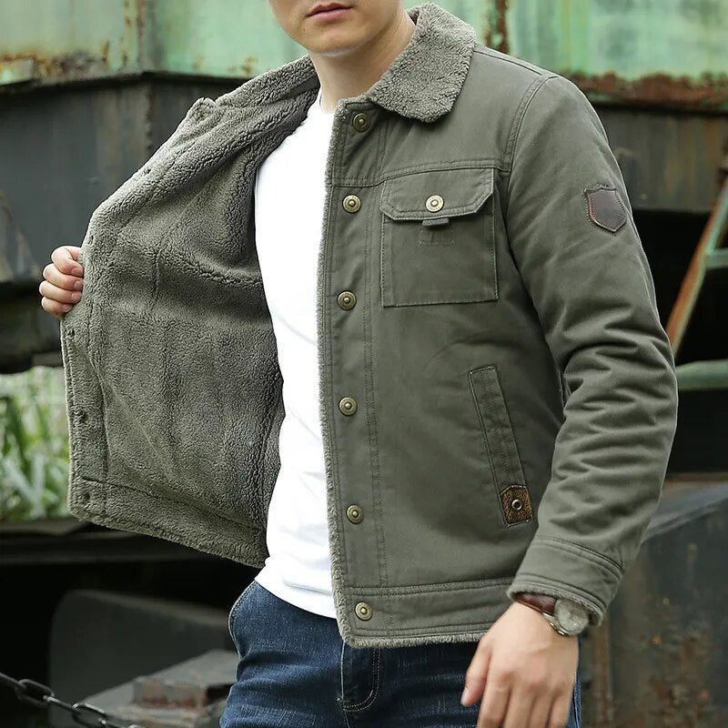 Maxie | Herren-Thermojacke mit warmem Fleece-Futter – Komfort und Stil