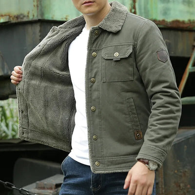 Maxie | Herren-Thermojacke mit warmem Fleece-Futter – Komfort und Stil
