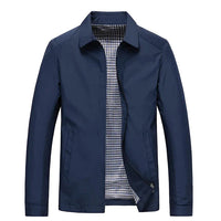 Übergangsjacke Herren Businessstil | Leicht & Wasserabweisend – Blau