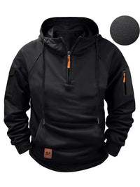 Hoodie Herren Warm Mit Kapuze | Casual & Funktional – Schwarz