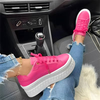 Wilgie - Bequeme Schnürschuhe – Rosa