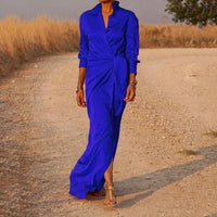 Melanie - Elegantes und modernes Kleid für Frauen – Blau