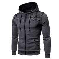 Galeron - Funktions-Hoodie mit Reißverschluss – Dunkelgrau