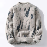 Arnold | Kaschmir-Halber Rollkragenpullover im Streetwear-Stil – Beige