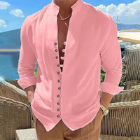 DENNIS - JAPANISCHES STILHEMD – Rosa