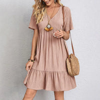 Leefke™| Sommerkleid Luftig, Feminin & Zeitlos – Rosa