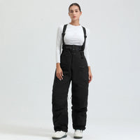 Unisex-Skihose mit Trägersystem | funktionale Winterausführung – Schwarz 2