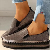 Bequemen Diamond Loafers – Schwarz