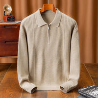 Helios Premium Knit Polo – Camel