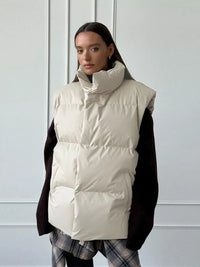 Zavinya | Daunenjacke – Creme - Weste