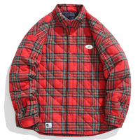 Irelata | Herren Vintage Jacke aus gepolsterter Baumwolle – Rot