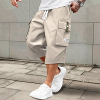 Chicago™ Cargo-Shorts mit bequemem Sitz und verlängerter Länge – Beige