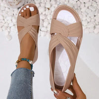 Mariana | Orthopädische Damensandalen - gepolstert und bequem – Beige