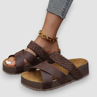 Sibyl | Orthopädische Modesandalen – Braun