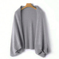 Aurelia Wool Shawl – Grau