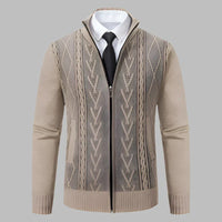 Strickjacke für Herren - Sommer Business Casual Cardigan – Beige